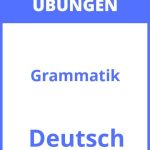 Grammatik Übungen PDF